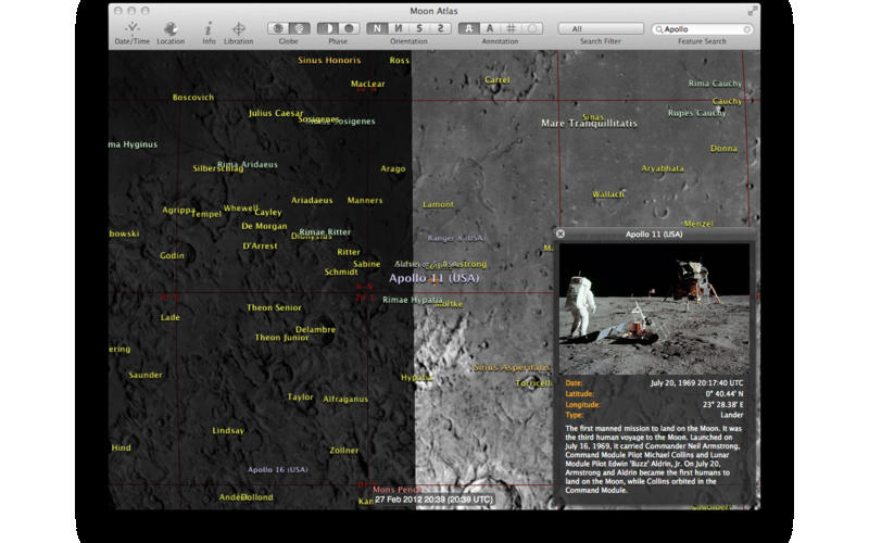 Moon Atlas für das iPad