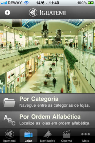 Captura de ecrã do iPhone 2