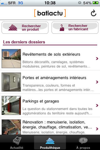 Capture d’écran iPhone 3