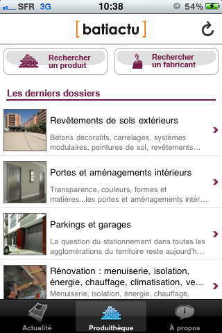 Capture d’écran iPhone 3