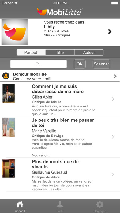 Capture d’écran iPhone 2