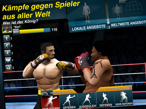 World Boxing Challenge iOS Screenshots