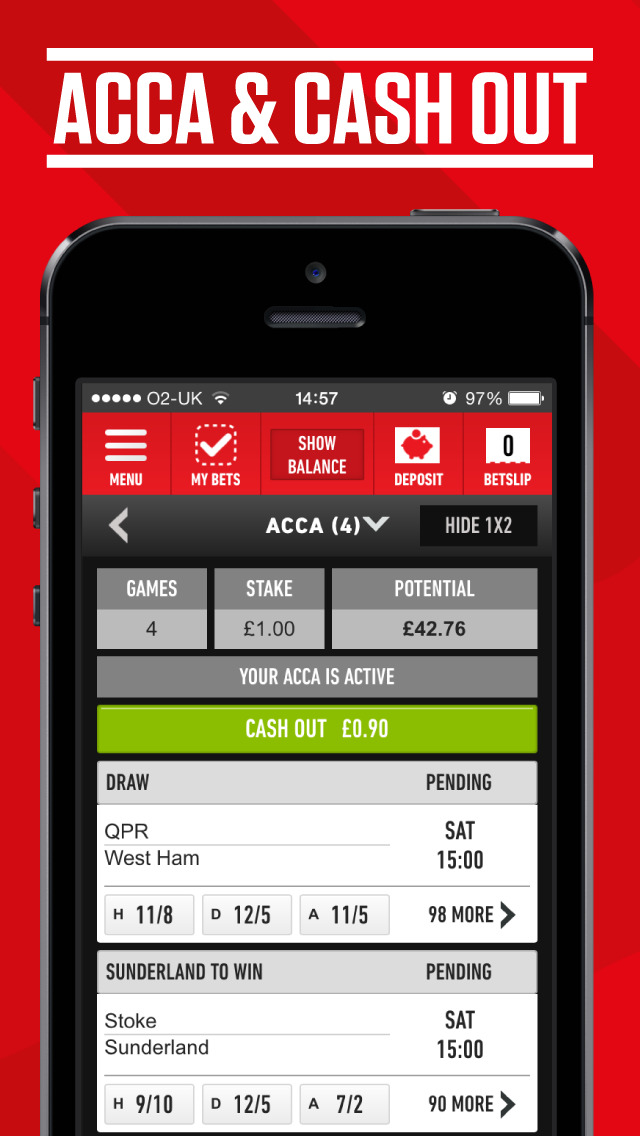 Ladbrokes Sports – Mobile In-Play Betting & Live Updates for Football Games, Horse Racing & Tennisのおすすめ画像1