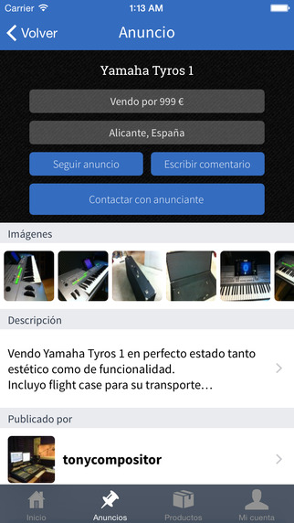 Captura de pantalla del iPhone 2