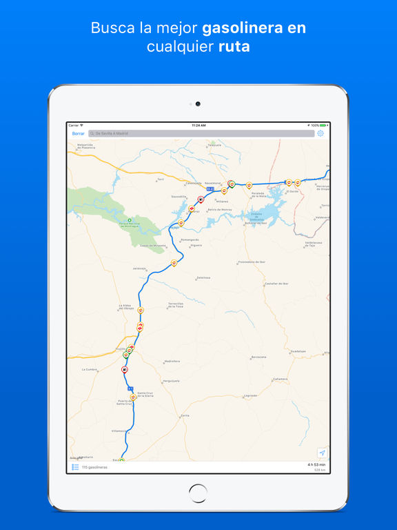Captura de pantalla del iPad 3