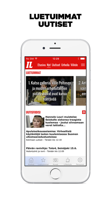 iPhone-näyttökuva 1