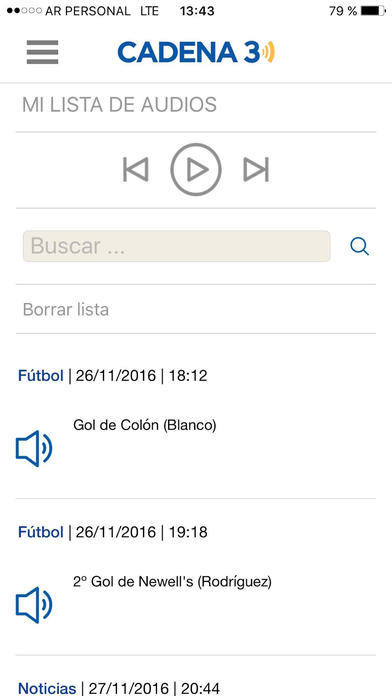 Captura de pantalla del iPhone 2