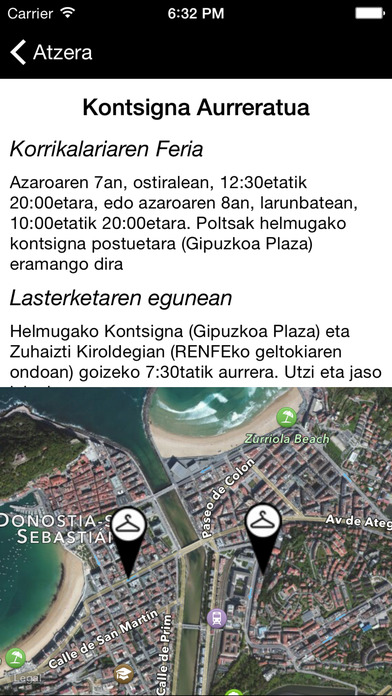Captura de pantalla del iPhone 3