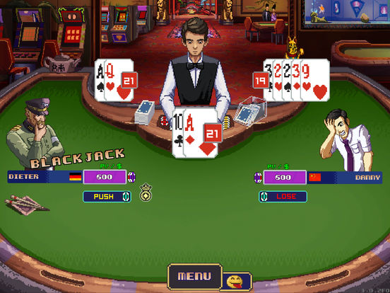 Jeu blackjack multijoueur