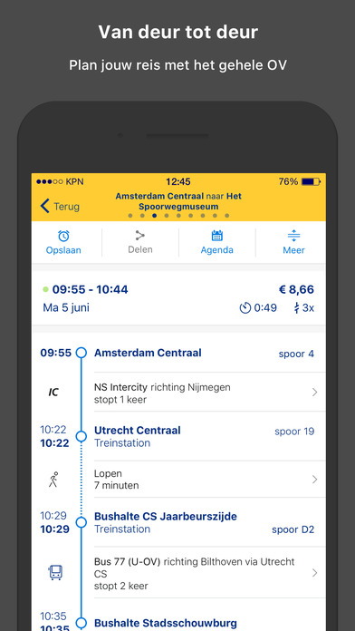 'NS Reisplanner Xtra' In De App Store