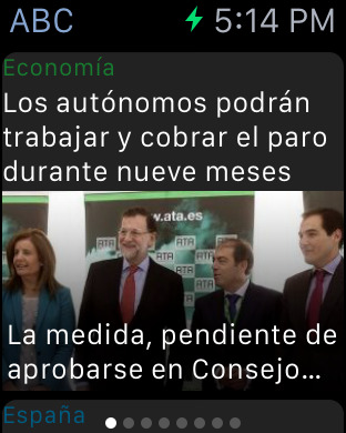 Captura de pantalla del iPhone 3