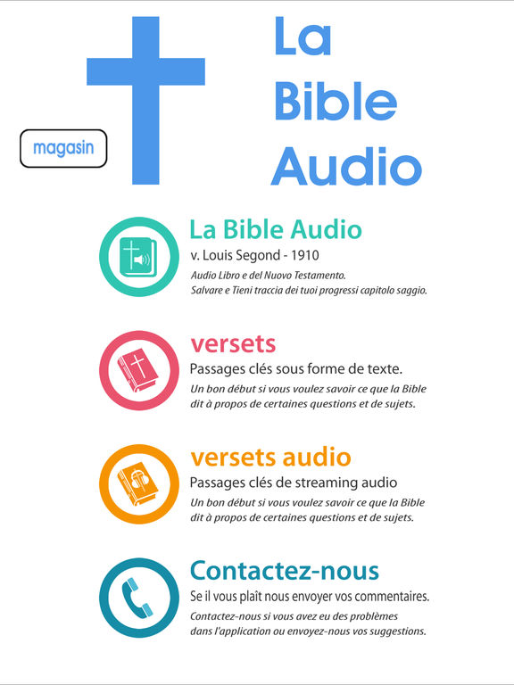 La Bible en franais: Bible en ligne avec MP3 Audio