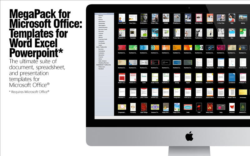 Megapack For Microsoft Office Templates For Word Excel Powerpoint Par Nick Maskill Microsoft Office Templates For Mac