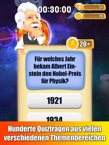 Einstein Quiz Runner iOS