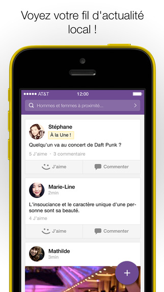 application rencontre proximité