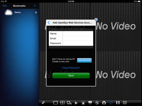 Captura de pantalla del iPad 3