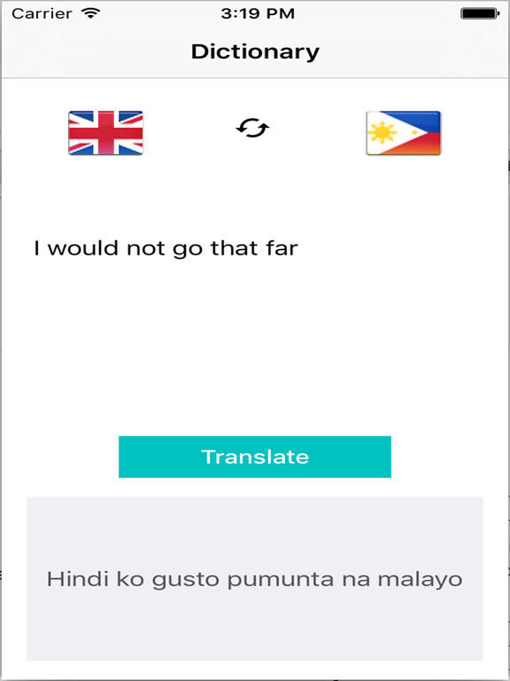 Dictionary English Translation Tagalog