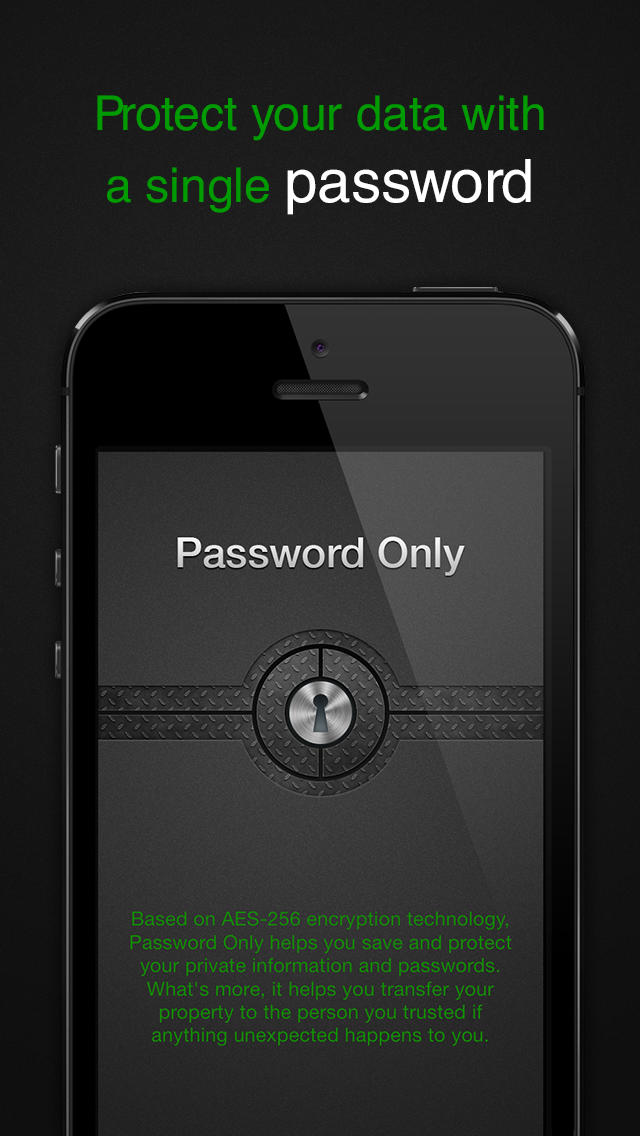 Password Only – Security Password Managerのおすすめ画像1