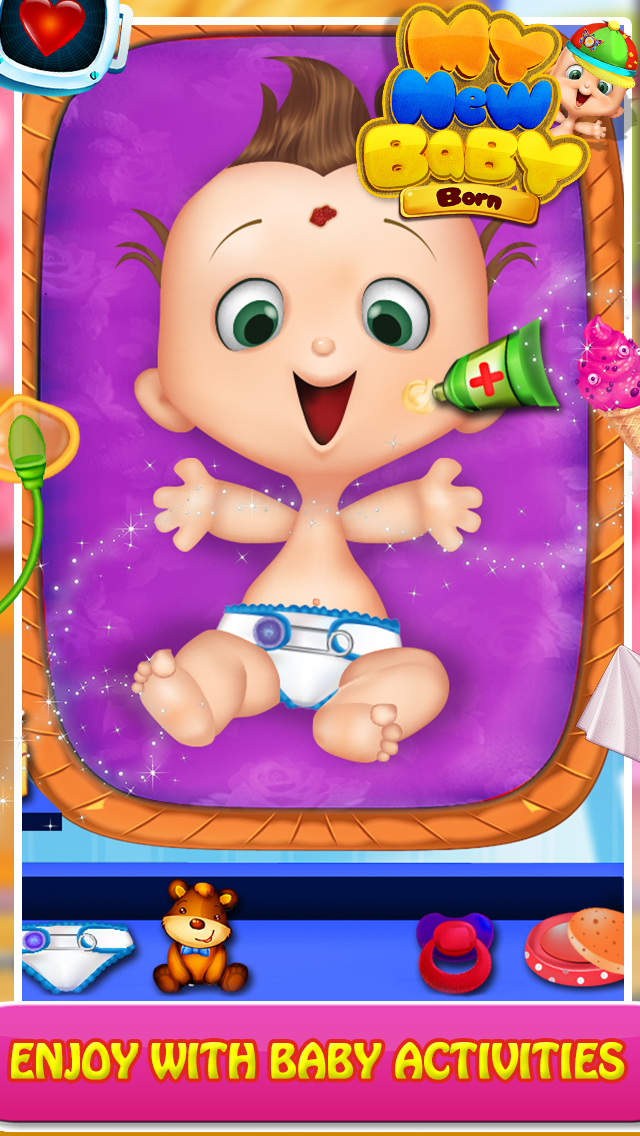 私の新しい生まれの赤ちゃんゲーム screenshot1