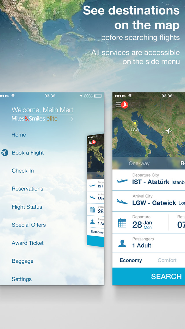 Turkish Airlines screenshot1