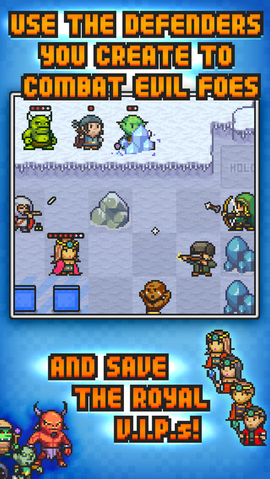 Pixel Defenders Puzzle screenshot1