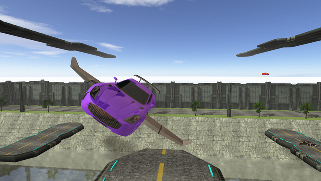 Flying Car Parking Simulator: eXtreme Racing, Driving and Flight Game Freeのおすすめ画像4