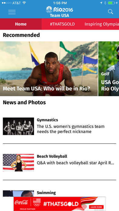 NBC Olympics: Rio New... screenshot1