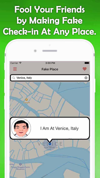あなたの自分撮り写真で任意の偽の場所でチェックインすることができますのおすすめ画像1