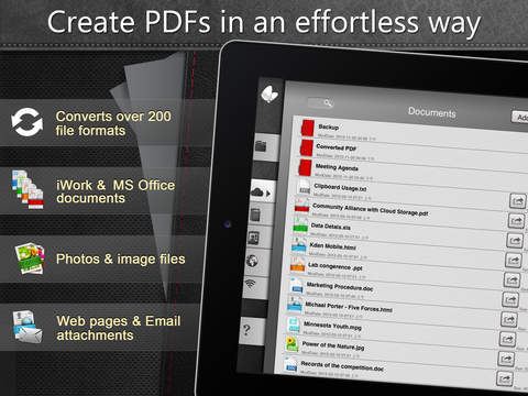 PDF Smart Convert - PDF all your MS Office, iWork, Web Content, Clipboard and  Imagesのおすすめ画像2