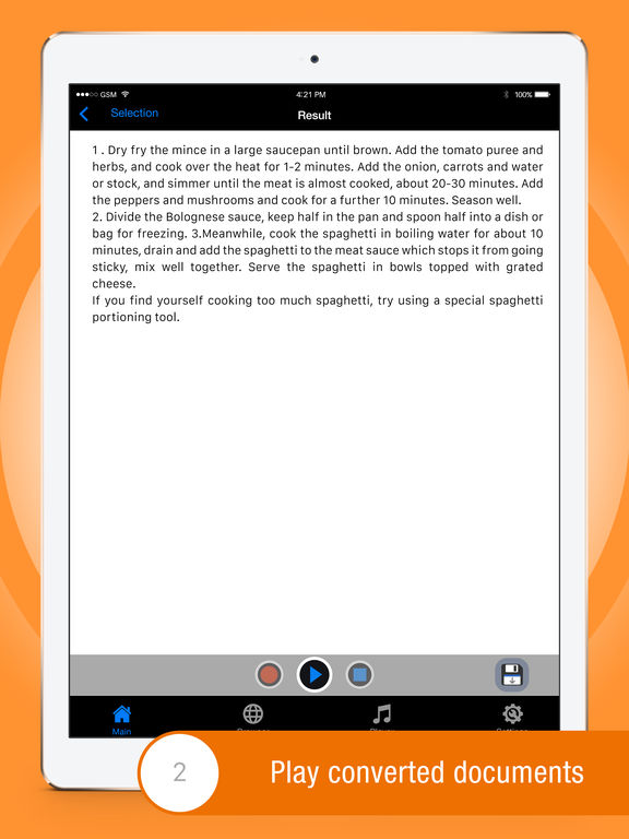 PDF to Audio Offline - Reader : Professional Read of Your Text Documents - Fast & Stableのおすすめ画像2