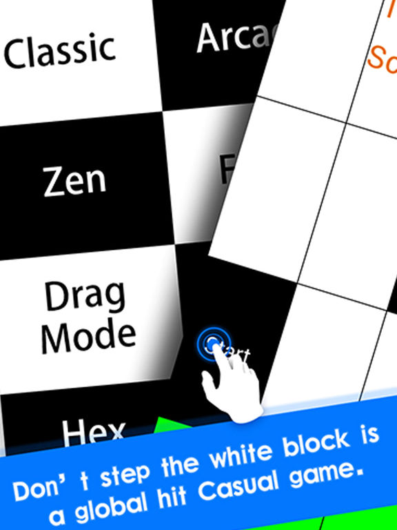 To avoid the white block-fun,gameのおすすめ画像1