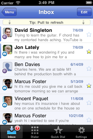 Google Voice free app screenshot 2
