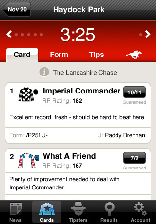 Racing Post free app screenshot 4