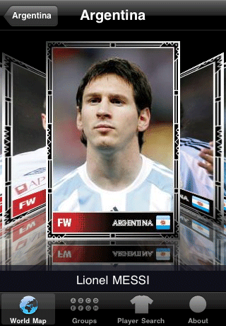Ultimate World Cup 2010 Football Players Guideff08presented by World Soccer Kingff09 free app screenshot 1