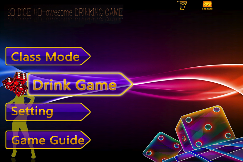 3D DICE HD-AWESOME DRINKING GAME free app screenshot 4