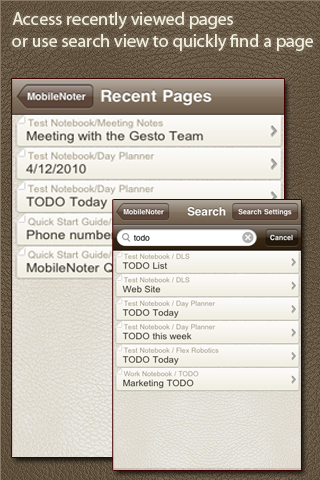 MobileNoter free app screenshot 3