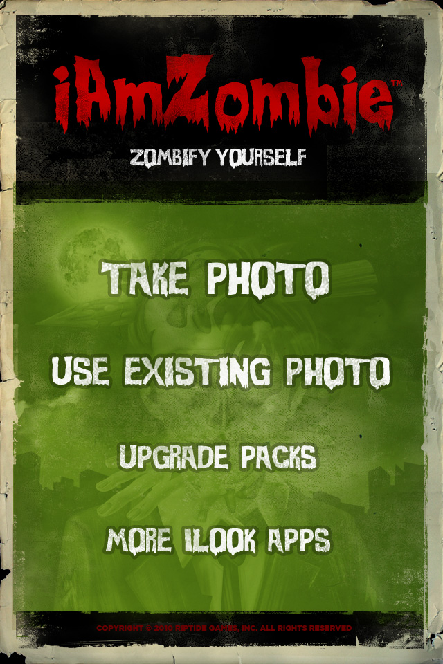 iAmZombie - The walking dead photo app for iPhone free app screenshot 3