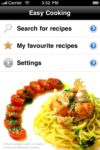 Easy Cooking free app screenshot 1