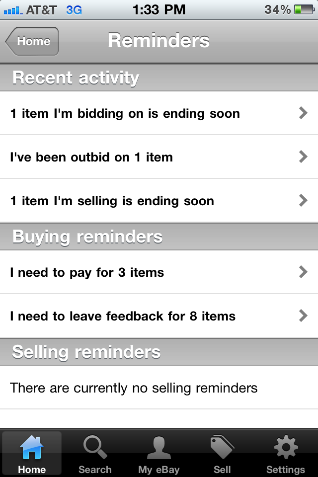 eBay Mobile free app screenshot 3
