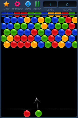 easy bubble shooter games no download