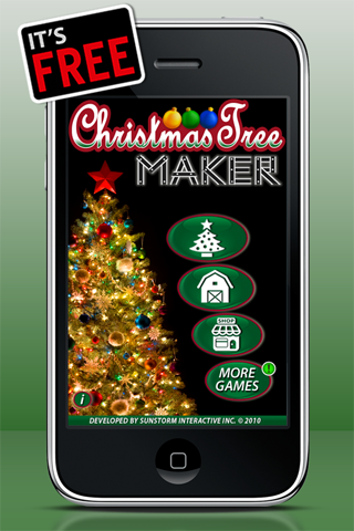 Christmas Tree Maker - Free free app screenshot 1