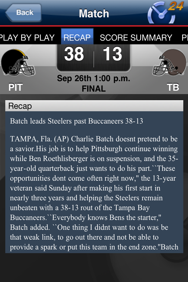 NFL livesports24 free app screenshot 4