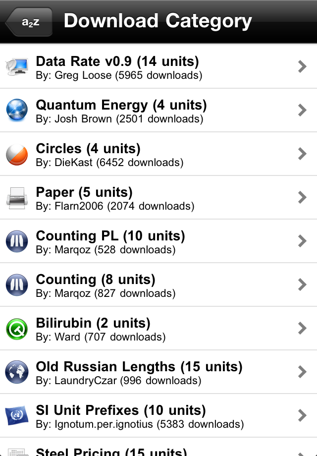 a2z Pro (Unit Converter) free app screenshot 3