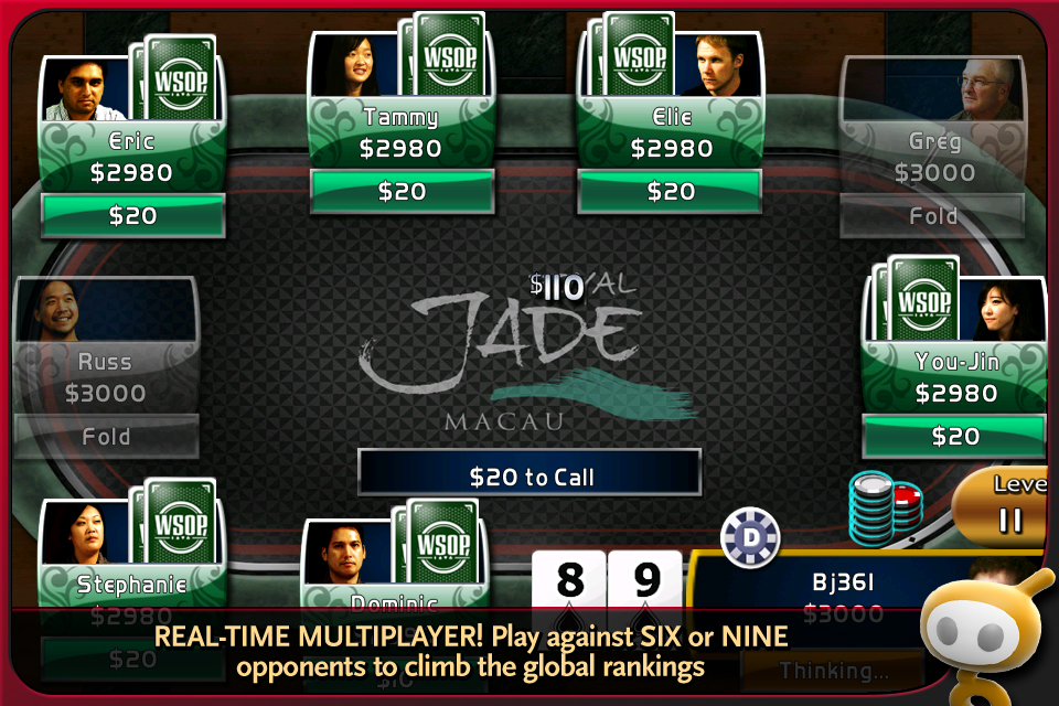 World Series of Poker Hold'em Legend free app screenshot 1