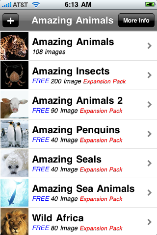 Amazing Animals free app screenshot 1
