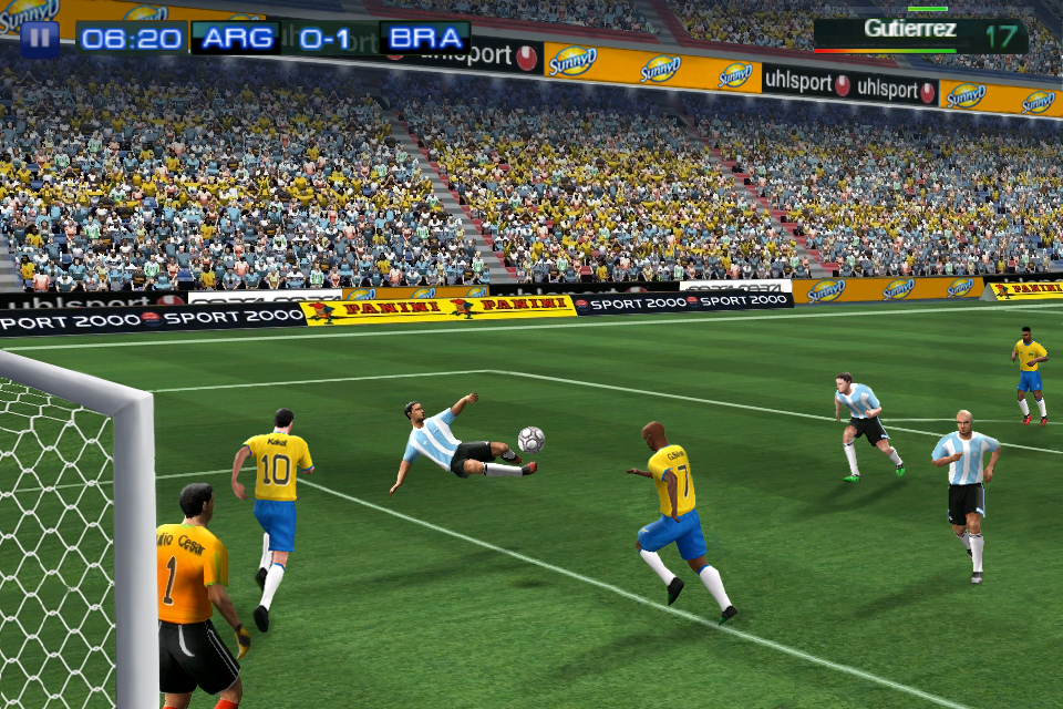 Real Soccer 2011 FREE free app screenshot 1