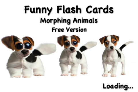 Funny Flash Cards - Morphing Animals - Free Version free app screenshot 1