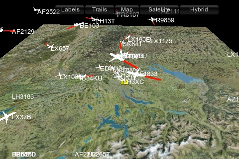 Flight Tracker ZRH free app screenshot 1