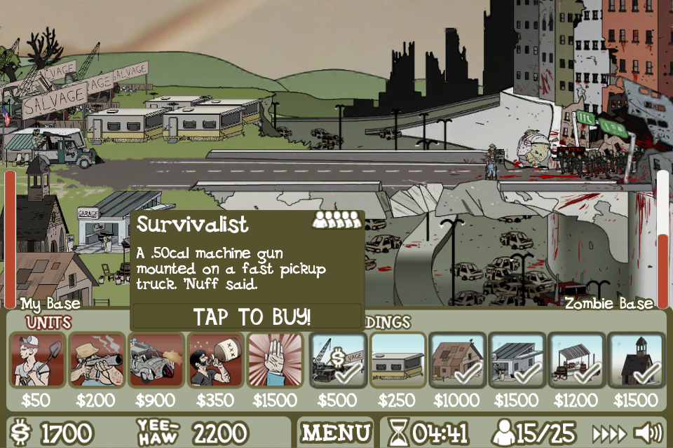 Zombie Trailer Park free app screenshot 2