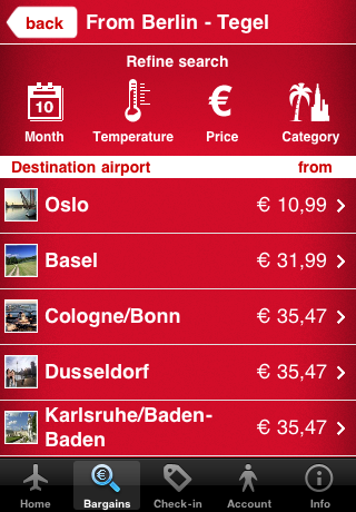 airberlin - your airline free app screenshot 3